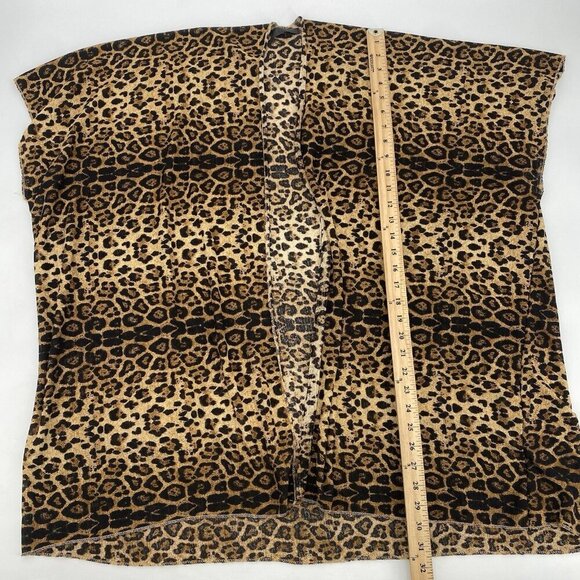 Janice Apparel Animal Print Kimono Duster One Size Open Front Leopard Beach - Picture 5 of 8